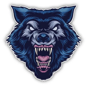 Calcomanía pegatina de vinilo Wild Wolf para mascota - Imagen 1 de 1