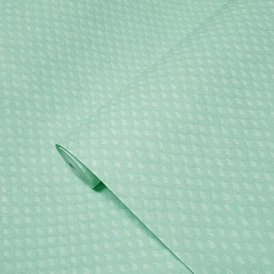 Mint green small diamond pattern modern Wallpaper contemporary wallcoverings - Image 1 of 4
