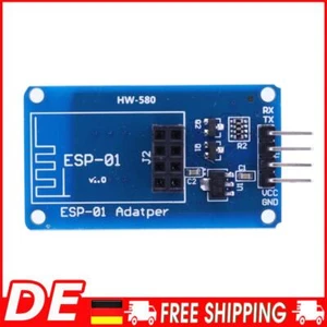 ESP8266 ESP-01 WiFi Wireless Adapter Modul 3,3 V 5 V kompatibel für Arduino - Bild 1 von 12