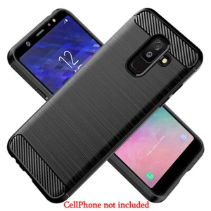 Carbon Fiber Silicone Protective Case Suitable for Samsung Galaxy J8 2018 Phone - Picture 1 of 11