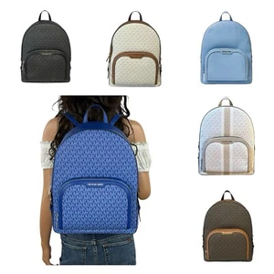 MICHAEL KORS JAYCEE LARGE ZIP POCKET BACKPACK - Picture 1 of 137