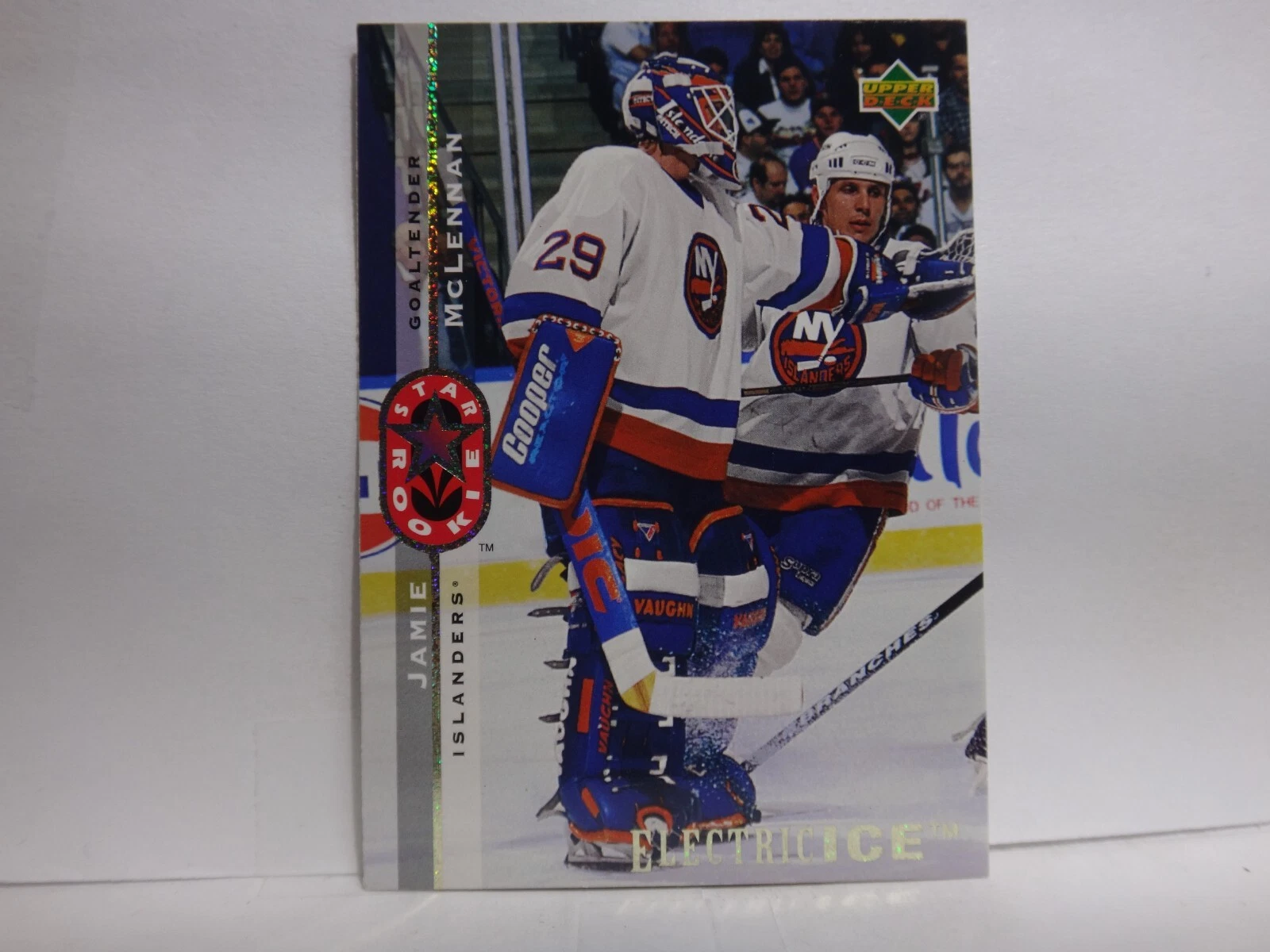 1994-95 Upper Deck ELECTRIC ICE Islanders Hockey Card #252 Jamie McLennan