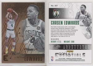2019-20 Panini Chronicles Essentials Bronze Carsen Edwards #207 Rookie RC