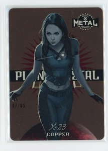 2020 Upper Deck Skybox X-Men Metal Universe Planet Metal #20 X-23 rame /85 - Foto 1 di 2