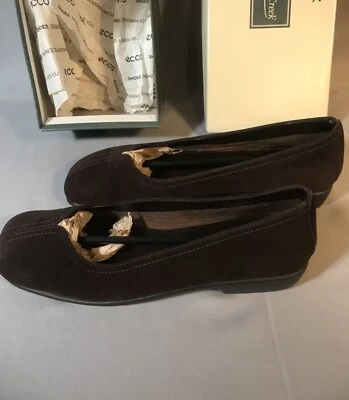 Gamuza marrón Coldwater Creek talla 7,5 Foto 1 de 4