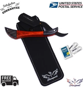 SALON BARBER PROFESIONAL CORTE RECTO GARGANTA AFEITADO AFEITADORA AFEITADORA MAQUINILLA DE AFEITAR  - Imagen 1 de 6