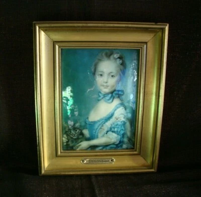 cadre émaux sur cuivre martelé à la main procédé breveté marque déposée HELCA - Photo 1/4