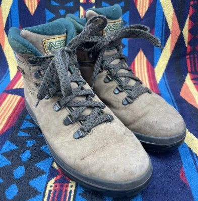 BOTAS DE MONTAÑISMO MUJER SOLO GORE-TEX TALLA 6.5 Marrón Verde Foto 1 de 4