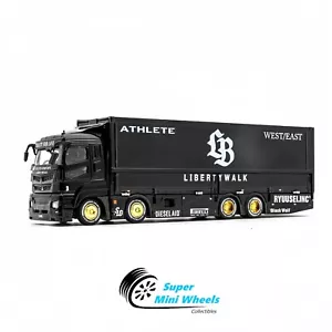 GCD 1:64 LB-Trucks Mitsubishi Fuso Super Great Transporter Athlete – Black - Picture 1 of 5