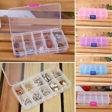 Adjustable Jewellery Tool Box Beads Pills Organiser Nail Art Storage Box Case UK