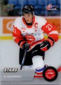 2021-22 UD CHL Stars Clear Cut Ryan O'Rourke Sault Ste. Marie Greyhounds #343