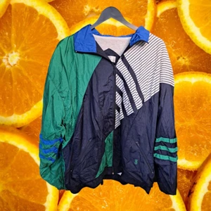 Vintage Bill Blass Green, Blue and White Lightweight Coat Size Large - Picture 1 of 4