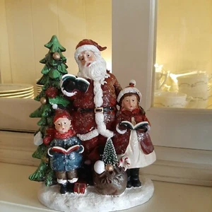 Linda Decoración Navidad Invierno Figura Papá Noel 19*9*24cm 6PR2740 - Imagen 1 de 4