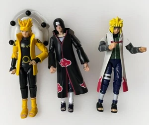 Lot 3 Naruto Namikaze Minato, Uzumaki Sage, Itachi Uchiha Bandai Anime Figure - Picture 1 of 14