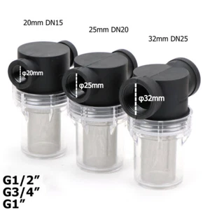 Garden Watering Filter 1/2 3/4 1'' Plastic Irrigation System Impurity Prefilter - Picture 1 of 8