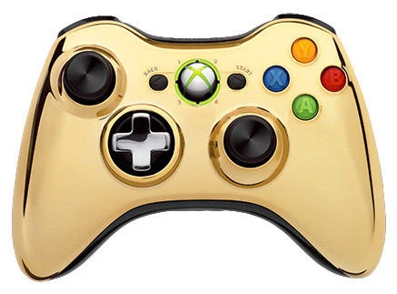 Microsoft Xbox 360 Special Edition Chrome Series (43G-00054) Gamepad