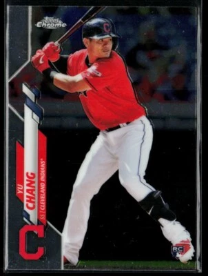 2020 Topps Chrome #173 Yu Chang RC - Image 1 of 2