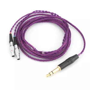 Conector Jack 6.35mm 7N OCC Plateado Auriculares Actualización Cable para Focal Utopia - Imagen 1 de 7