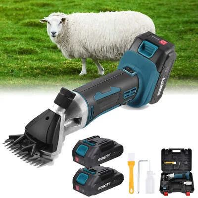 500W Elektro Schafschere 2X Akku Schafschermaschine Schermaschine Schafschere - Bild 1 von 4