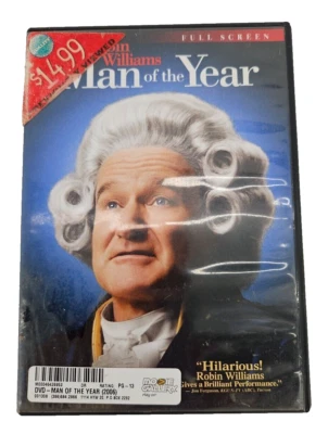 Man Of The Year DVD Movie Video Robin Williams 2006 PG-13 - Image 1 of 4