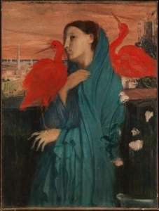 Edgar Degas - Young Woman with Ibis (ca. 1860-62), A1 Print Poster - Picture 1 of 1