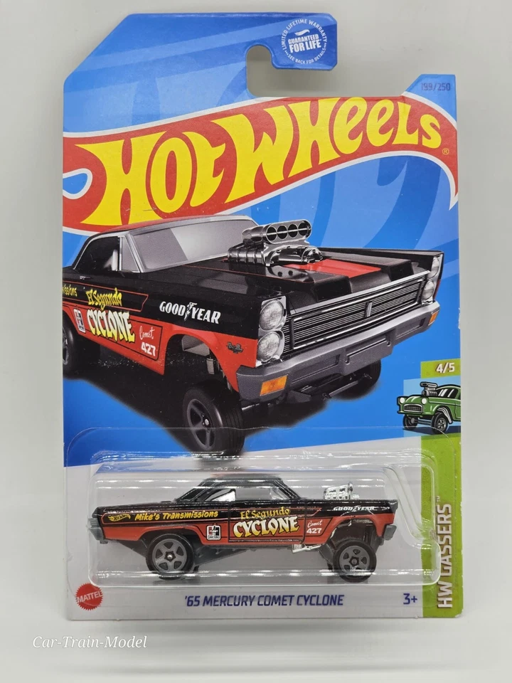 '65 Mercury Comet Cyclone - LONG CARD 4/5 HOT WHEELS 1:64 1/64 - Immagine 1 di 1