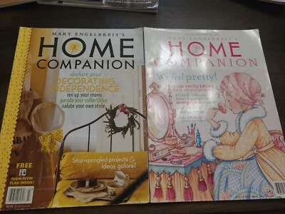 Back Issues Mary Engelbreit Home Companion Magazine 2 Issues 2001 2002 - Image 1 of 4