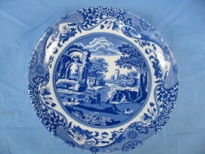 Tazón para servir pasta de loza fina italiana Spode Blue, 9 pulgadas - azul/blanco - Imagen 1 de 9
