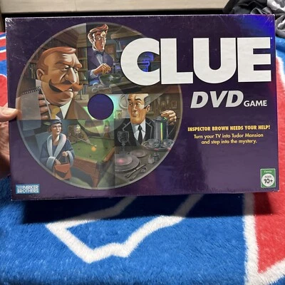 NEW SEALED CLUE DVD Interactive Board Game Parker Brothers 2006 - Image 1 of 4