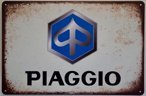 Piaggio Vintage Retro Blechschild 20x30cm Nostalgie Vespa Ape Ciao Geschenk - Bild 1 von 1