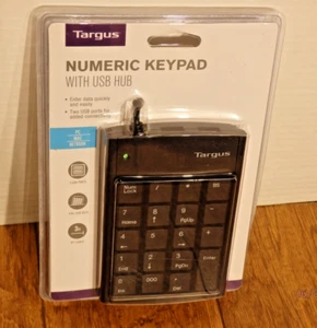 TARGUS NUMERIC KEYPAD 2 PORT USB HUB PAUK10U Pakpoo4B- New Sealed F3 - Picture 1 of 4
