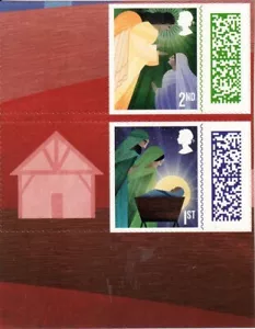 GB 2022 - Christmas Smilers - 2a y 1a clase - Litografía con rendimiento no elíptico - Imagen 1 de 1