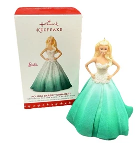 Hallmark Keepsake Holiday Barbie 2016 Exclusive Barbie Christmas Ornament New - Picture 1 of 4