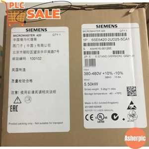 New SIEMENS 6SE6420-2UD25-5CA1 6SE6 420-2UD25-5CA1 MM420 Series Inverter 5.5KW - Picture 1 of 2