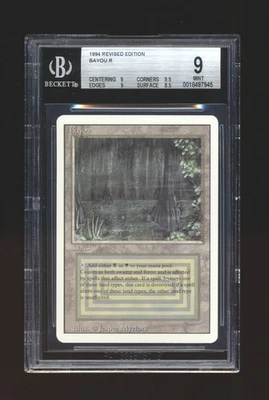 Bayou - Magic the Gathering Revised Edition BGS 9 Mint - Image 1 of 2