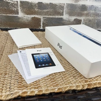 SOLO EN CAJA iPad 16GB Blanco MD513LL/A Modelo A1458 Papel documentos y calcomanías incluidos Foto 1 de 4