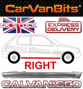 FOR PEUGEOT 205 3 DOOR 83-98 FULL SILL REPAIR BODY RUST ROCKER PANEL RIGHT - Picture 1 of 9