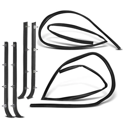 6x Driver & Passenger Weatherstrip Seal for Chevy Astro Express 1500 GMC G1500 - Image 1 of 4