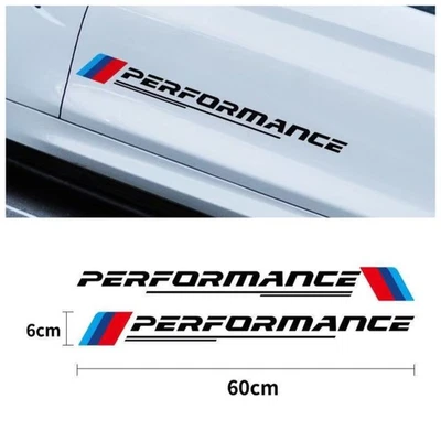 2X Calcomanías de vinilo limitado para puerta de coche M Performance calcomanía de parachoques automático PARA BMW Foto 1 de 4
