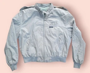 Vintage Members Only graue Jacke Windbreaker Herren Größe 46 Large/XL Made in Hong Kong - Bild 1 von 6