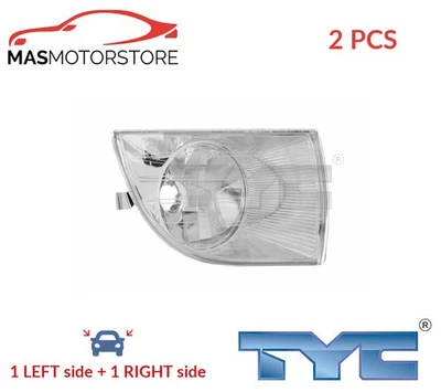 FOG LIGHT LAMP PAIR TYC 19-0666-01-2 2PCS P NEW OE REPLACEMENT - Image 1 of 4