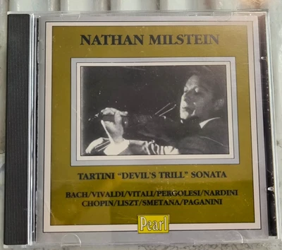 Milstein - Tartini Devil's Trill Bach Vivaldi Paganini Liszt Pearl UK PDO CD NM - Image 1 of 4