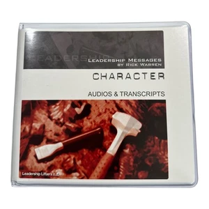 Rick Warren Leadership Messages Character Audios & Transcripts Set - Foto 1 di 3
