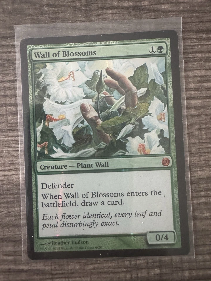Wall of Blossoms -Foil Light Play MTG From the Vault: Twenty - Image 1 of 1