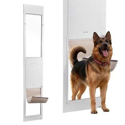 VEVOR Dog Door for Sliding Glass Door Pet Door 91 to 96 in Adjustable Height XL - Image 1 of 4