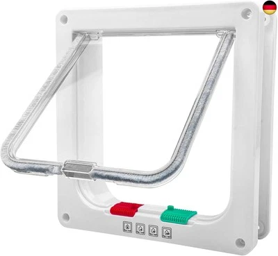 LECTORIAS ABS-Acryl Katzenklappe Innentür, Hundeklappe für Hundes, Katzentür Zimmertür, Hu