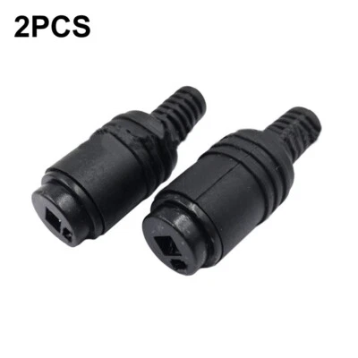 2 pin DIN Speaker Socket Connector x2 PAIR Easy Fit Screw Terminal HiFi