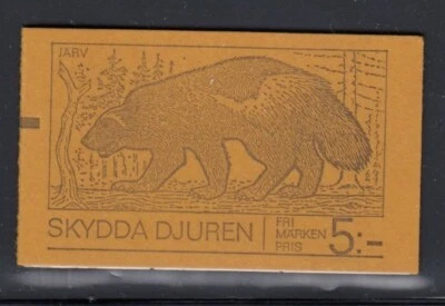 SWEDEN Protected Animals MNH booklet - Image 1 of 3