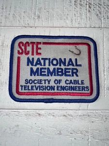 Vintage patch SCTE Society of Cable Television Engineers National Member - Picture 1 of 5