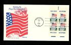 Us Fdc #1338D Fleetwood Nim 1970 Dc Flag & White House Hc Mail Early & Zip Code
